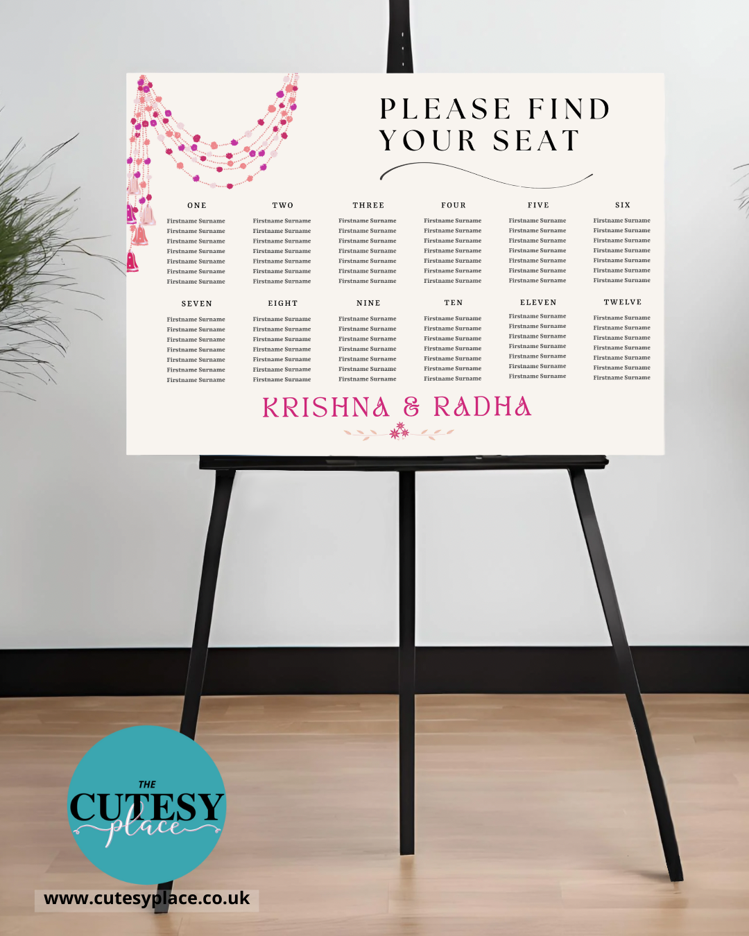 Wedding Seating Chart