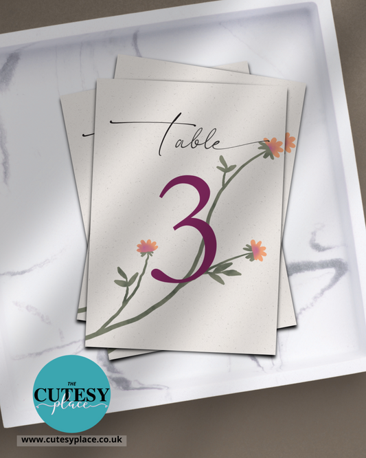 Table Number
