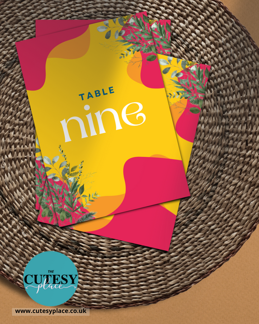 Table Number