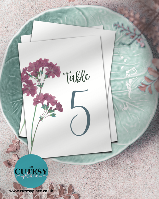 Table Number