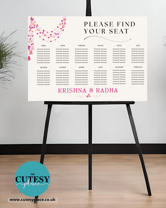 Wedding Seating Chart